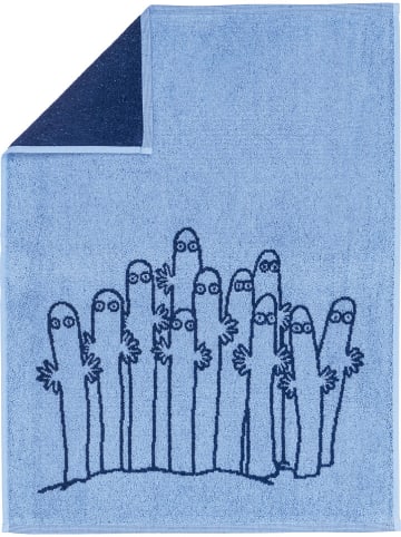 Moomin Handtuch ''The Hattifat'' in Hellblau/ Blau - (L)70 x (B)50 cm