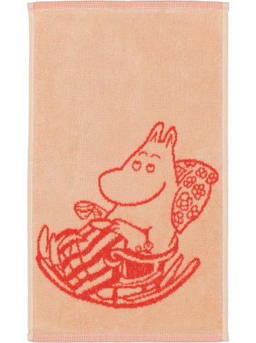 Moomin Ręcznik "Moominpappa" w kolorze pomarańczowym dla gości - 50 x 30 cm