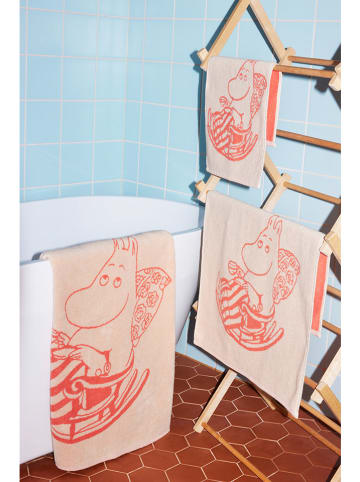 Moomin Ręcznik "Moominpappa" w kolorze pomarańczowym dla gości - 50 x 30 cm