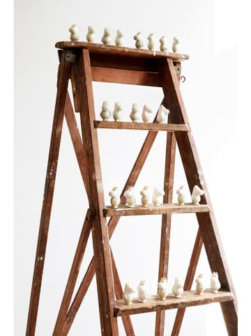 Moomin Figurka dekoracyjna "Moomintroll" w kolorze białym - dł. 8,5 cm