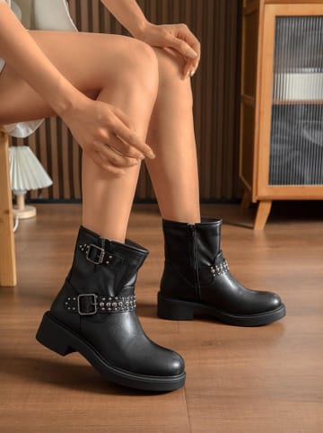 Sixth Sens Ankle-Boots in Schwarz