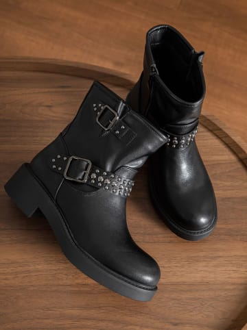 Sixth Sens Enkelboots zwart
