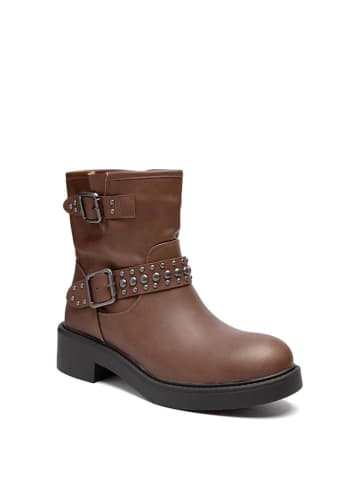Sixth Sens Ankle-Boots in Hellbraun