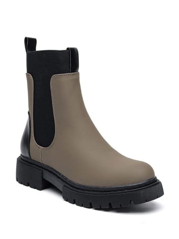 Sixth Sens Botki w kolorze khaki