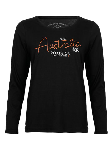 Roadsign Longsleeve in Schwarz
