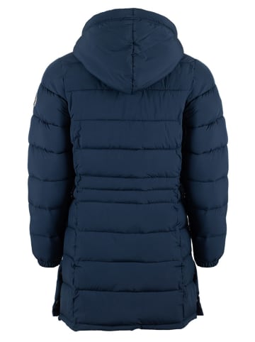 Roadsign Doorgestikte mantel donkerblauw