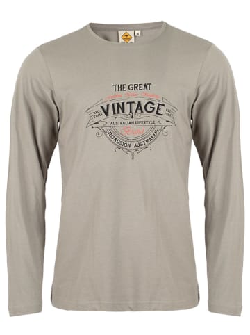 Roadsign Longsleeve in Hellbraun