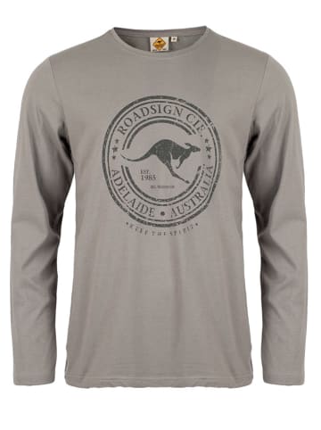 Roadsign Longsleeve in Hellbraun