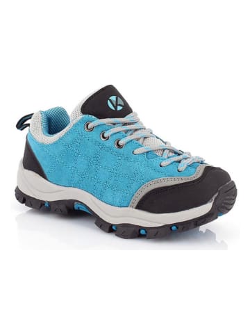 Kimberfeel Skórzane buty trekkingowe "Griou" w kolorze niebieskim