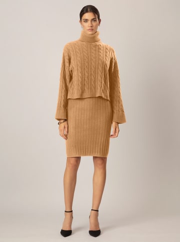 APART 2tlg. Outfit in Cognac
