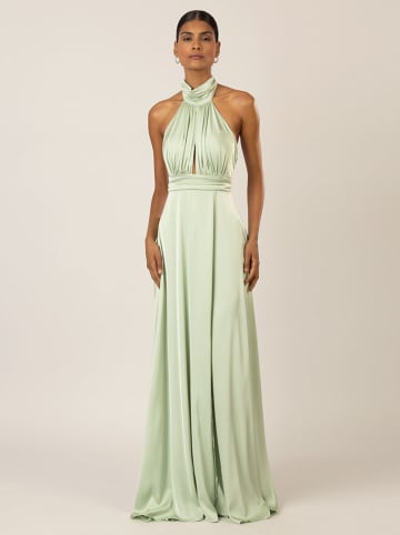 APART Satynowa sukienka w kolorze jasnozielonym