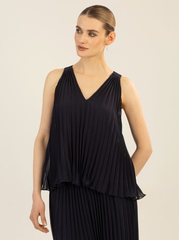 APART Plisseetop in Schwarz