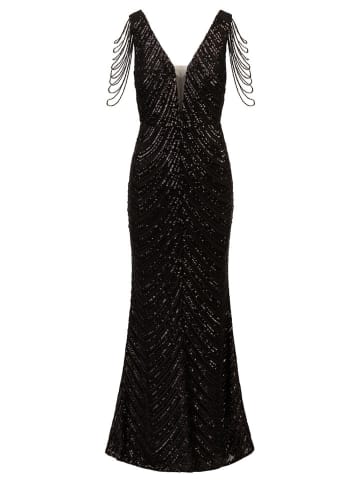 APART Paillettenkleid in Schwarz