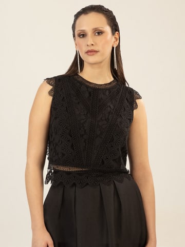 APART Spitzentop in Schwarz