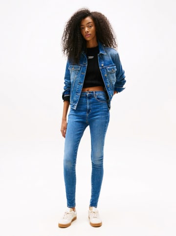 TOMMY JEANS Dżinsy - Skinny fit - w kolorze niebieskim