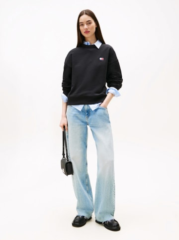 TOMMY JEANS Sweatshirt in Schwarz