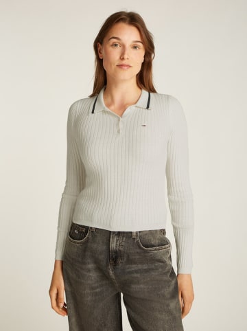 TOMMY JEANS Pullover in Creme
