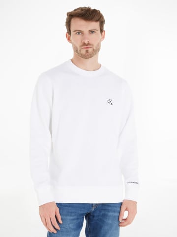 Calvin Klein Sweatshirt in Weiß