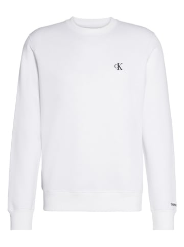 Calvin Klein Sweatshirt in Weiß