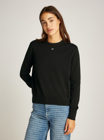 TOMMY JEANS Pullover in Schwarz