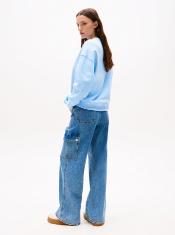 TOMMY JEANS Bluza w kolorze błękitnym
