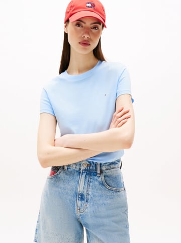 TOMMY JEANS Koszulka w kolorze błękitnym