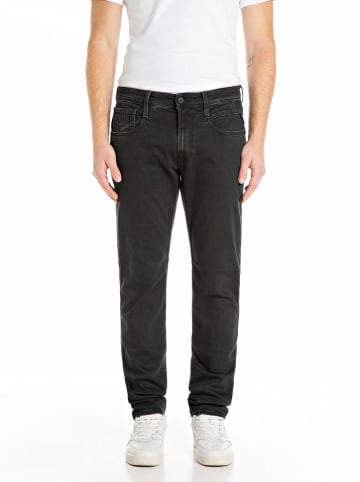 Replay Dżinsy - Slim fit - w kolorze czarnym