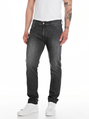Replay Dżinsy - Slim fit - w kolorze antracytowym
