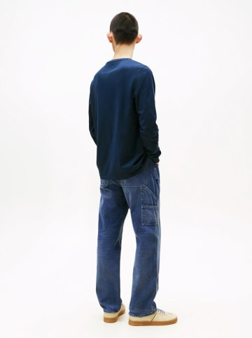 TOMMY JEANS Longsleeve in Dunkelblau