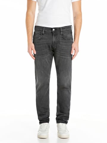 Replay Dżinsy - Slim fit - w kolorze antracytowym
