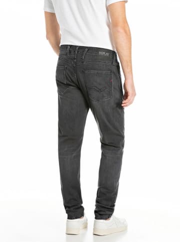 Replay Dżinsy - Slim fit - w kolorze antracytowym