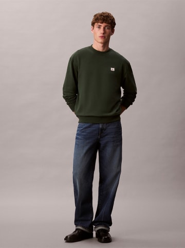 Calvin Klein Sweatshirt donkergroen