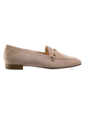 Högl Leren mocassins "Close" beige