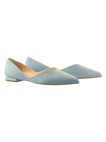 Högl Leder-Ballerinas "Basic" in Hellblau