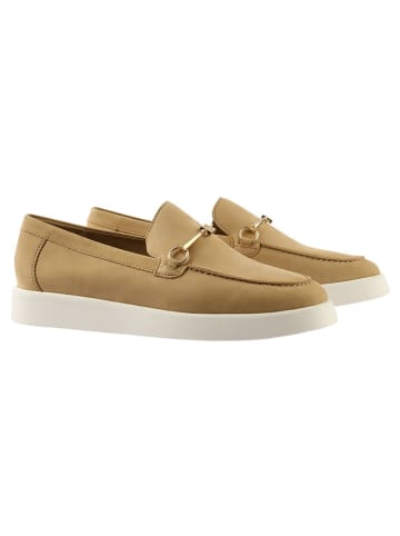 Högl Leder-Mokassins in Beige
