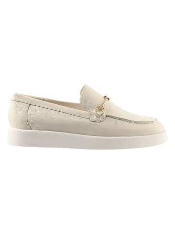 Högl Leder-Mokassins "Allen" in Creme