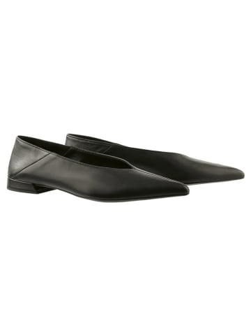 Högl Leder-Ballerinas in Schwarz