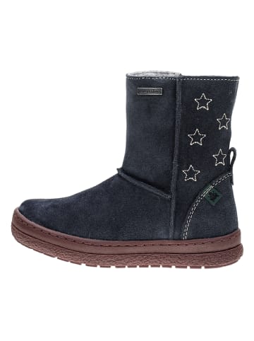 El Naturalista Leder-Winterstiefel in Dunkelblau