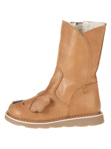 El Naturalista Leder-Winterstiefel in Hellbraun