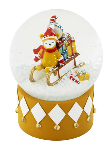 FABELAB Sneeuwbol "Bob's Sleighride" geel - vanaf 3 jaar