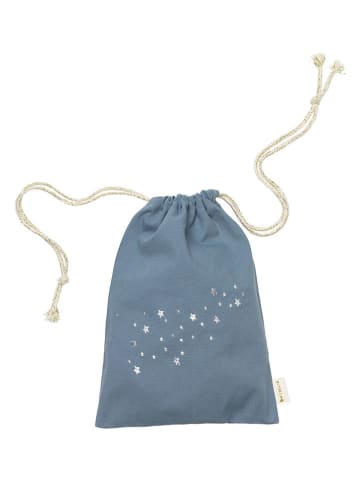FABELAB Geschenkbeutel "Starry Night" in Blau - (B)23 x (H)30 cm