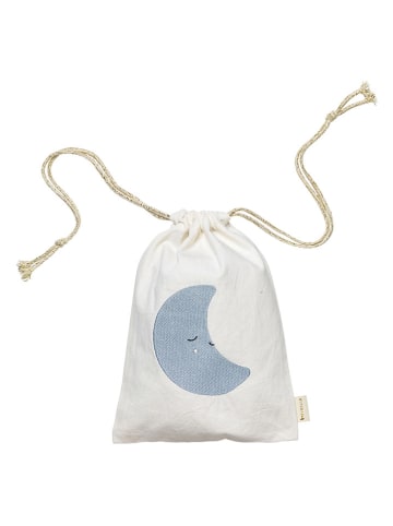 FABELAB Geschenkbeutel "Moon" in Creme in Weiß - (B)23 x (H)34 cm