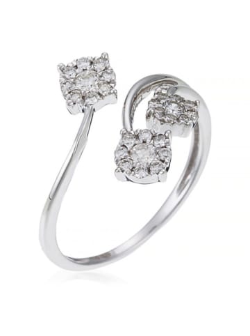 DIAMANTA Weißgold-Ring "Mes trois précieux" mit Diamanten