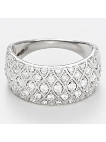 LE DIAMANTAIRE Weißgold-Ring "True romance" mit Diamanten