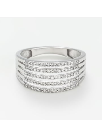 DIAMANTA Weißgold-Ring "5 rangs diamants" mit Diamanten