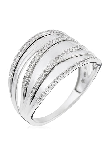 ATELIER DU DIAMANT Weißgold-Ring "Hélène" mit Diamanten