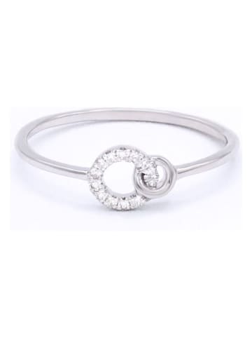 DIAMANTA Weißgold-Ring "Jade" mit Diamanten