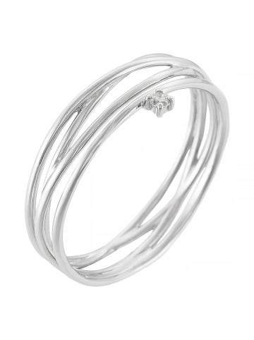 DIAMANTA Weißgold-Ring "Désinvolte" mit Diamanten