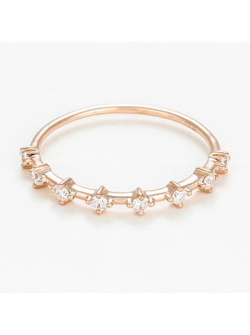 DIAMANTA Roségold-Ring "Crénéis" mit Diamanten