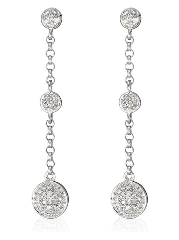 DIAMANTA Złote kolczyki "Trio Pendants" z diamentami